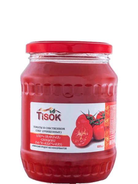 Tomatoes in their own juice
