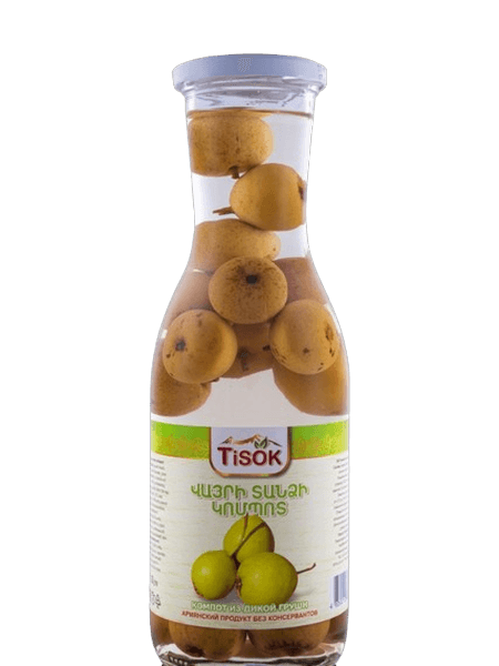 Wild pear compote, 1 L, Tisok